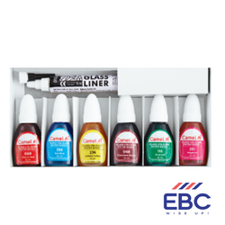 CAMEL Glass Colours Water Based 6  Shades 10ml